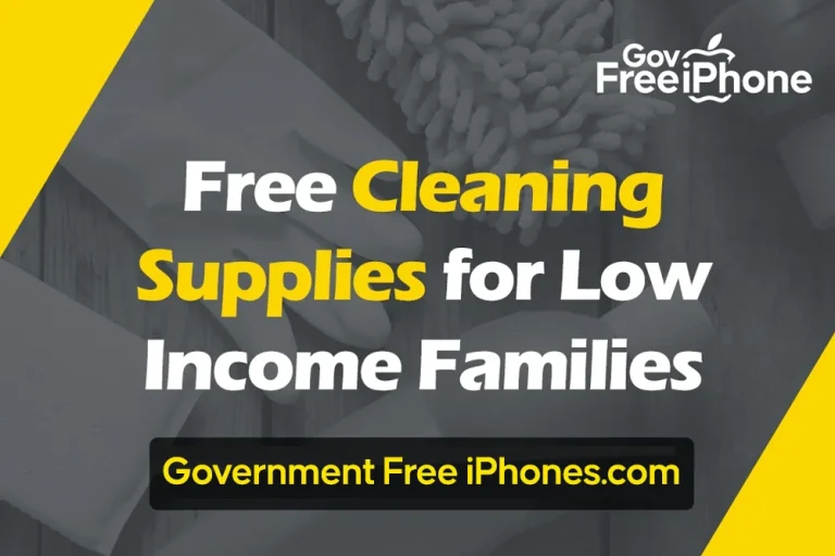 Free Cleaning Supplies for Low Income